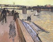 Vincent Van Gogh The Bridge at Trinquetaille (nn040 Spain oil painting reproduction
